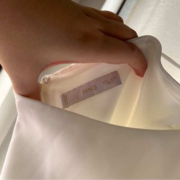 NWOT Mango Bobiet Halter Dress in Natural White - Picture 6 of 9